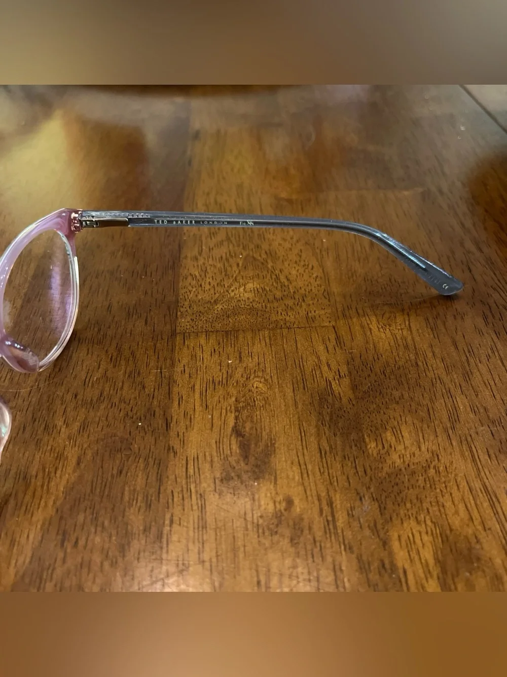 Ted Baker Eyeglasses Frames B981 Floral Pattern & Blue Round Full Rim 45-17-130